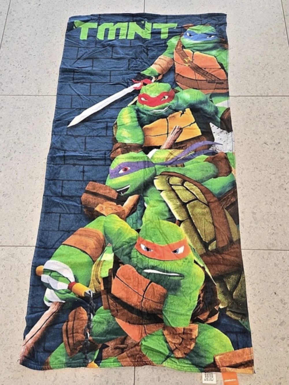 Teenage Mutant Ninja Turtles Stacking Ninja Beach Towel New 27 x 55